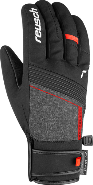 Reusch Luca R-TEX® XT 6101251 7680 schwarz rot grau front
